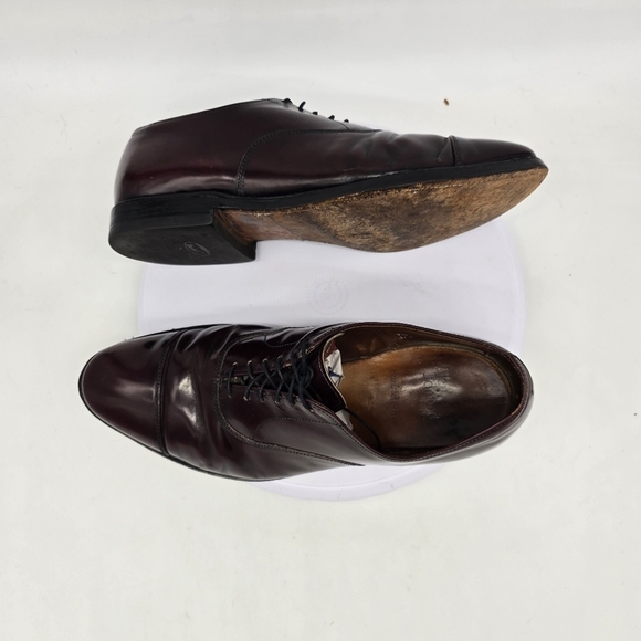 Allen Edmonds Shoes Men\'s 9.5 E Park Avenue Cap Toe Oxford Burgundy main image 9